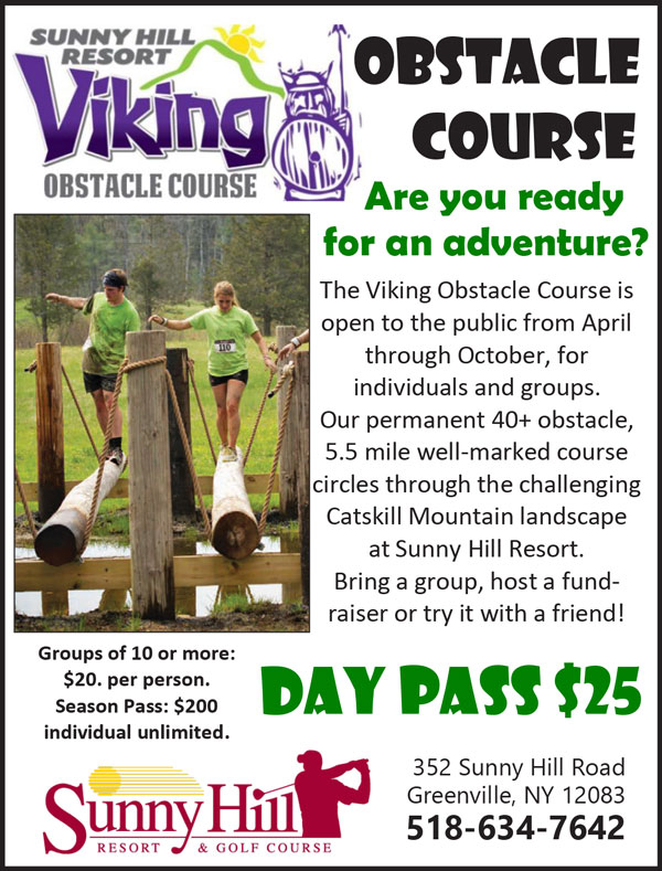 Sunny Hill Resort Viking Obstacle Course